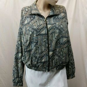 Vintage Hanasport Golf Tennis Zip Up Jacket